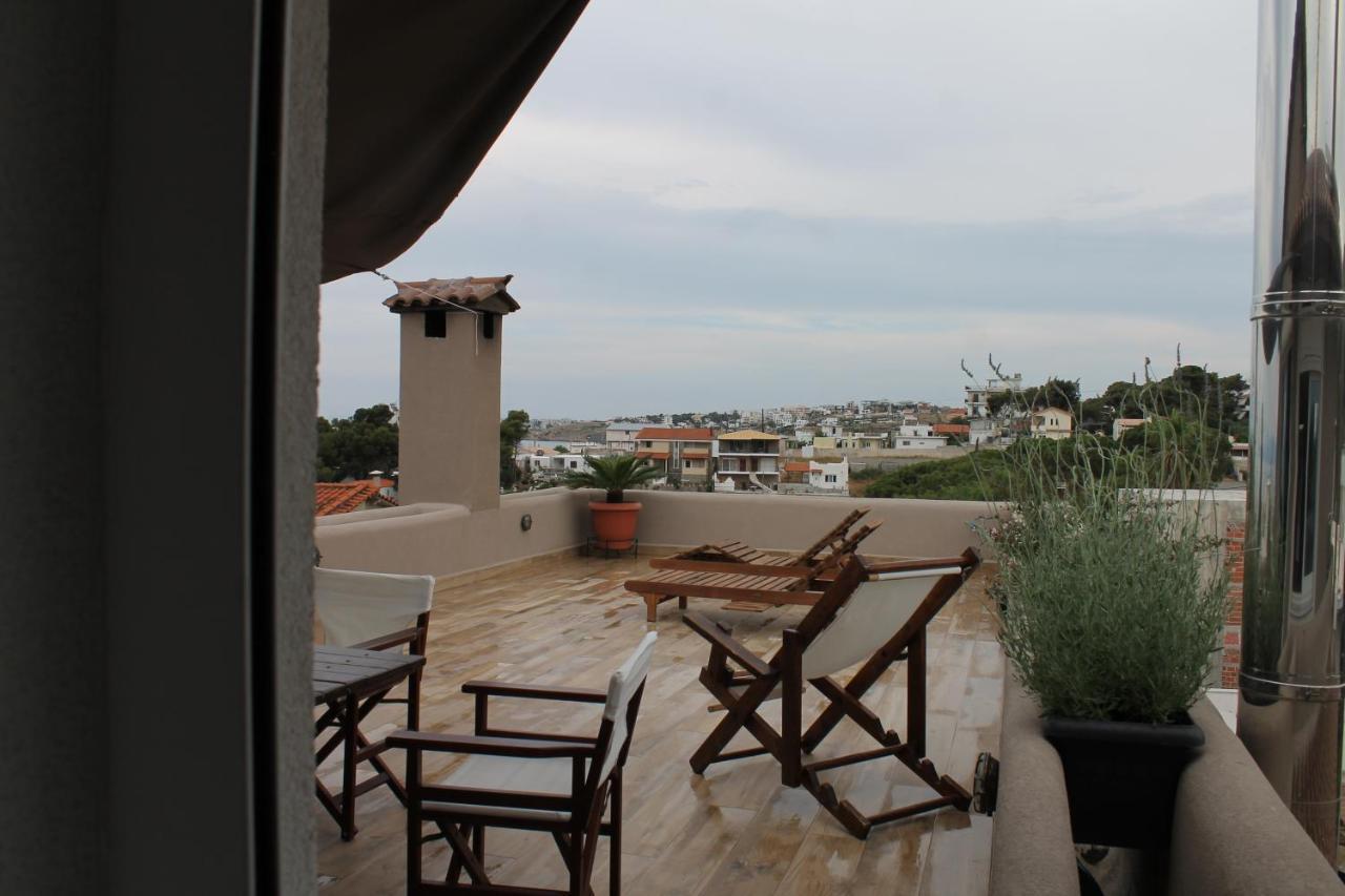Sea View Apartment 15 Min From Athens Airport Néa Mákri Екстериор снимка