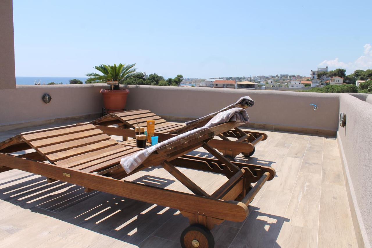 Sea View Apartment 15 Min From Athens Airport Néa Mákri Екстериор снимка