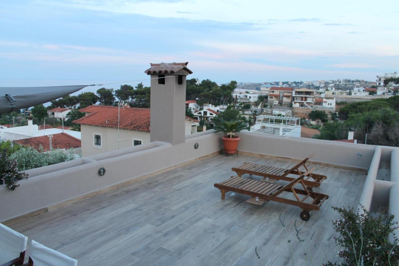 Sea View Apartment 15 Min From Athens Airport Néa Mákri Екстериор снимка