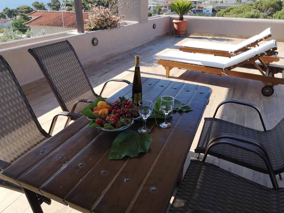 Sea View Apartment 15 Min From Athens Airport Néa Mákri Екстериор снимка