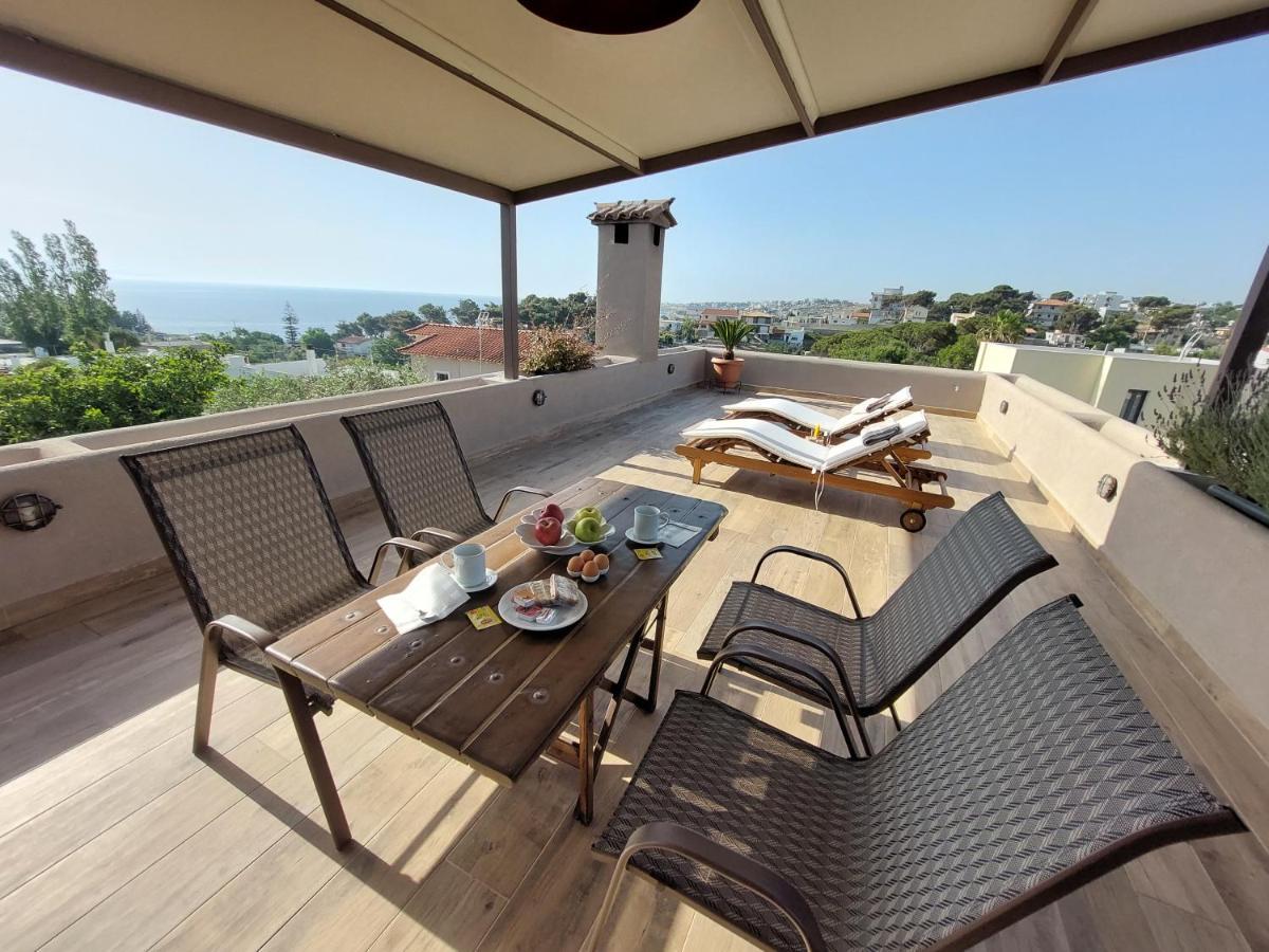 Sea View Apartment 15 Min From Athens Airport Néa Mákri Екстериор снимка