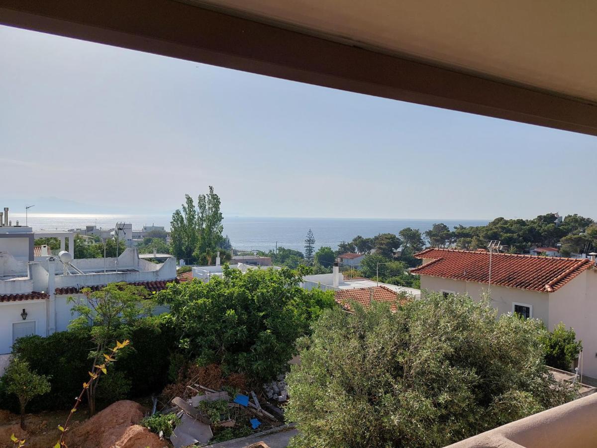 Sea View Apartment 15 Min From Athens Airport Néa Mákri Екстериор снимка