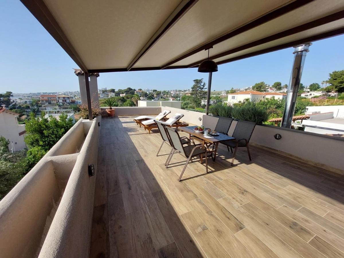 Sea View Apartment 15 Min From Athens Airport Néa Mákri Екстериор снимка
